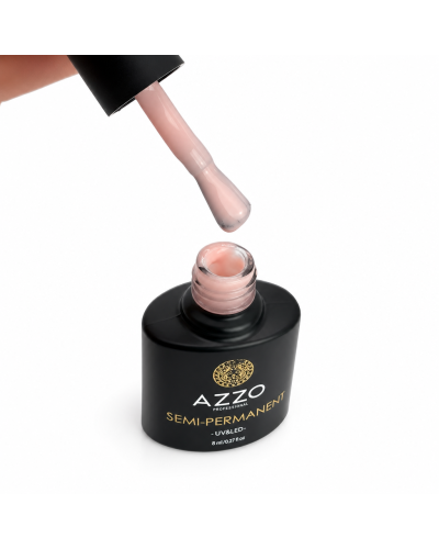 Vernis semi permanent végan - Rubber base 8 ml / N°245 - Parme