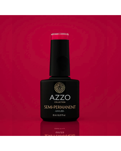 Vernis Rouge Framboise Intense – Vegan, Sans TPO, Extra Brillance | Azzo