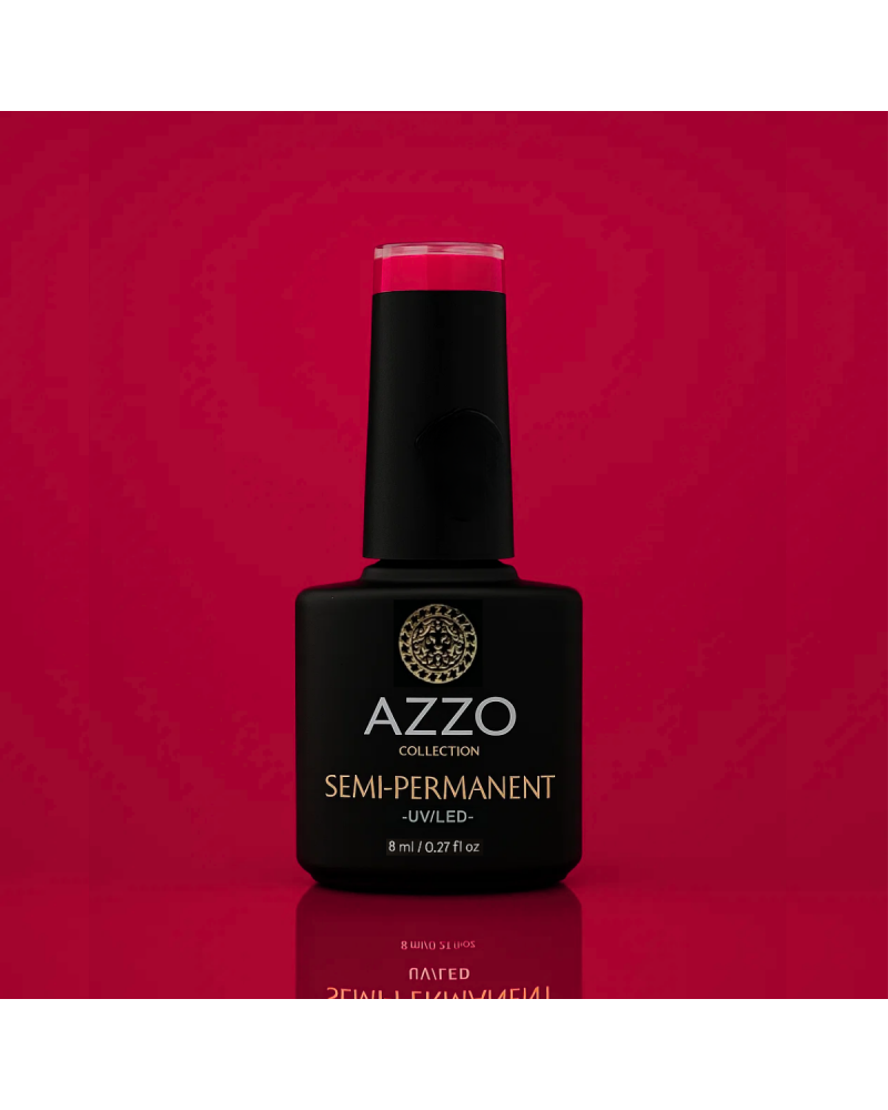 Vernis Rouge Framboise Intense – Vegan, Sans TPO, Extra Brillance | Azzo