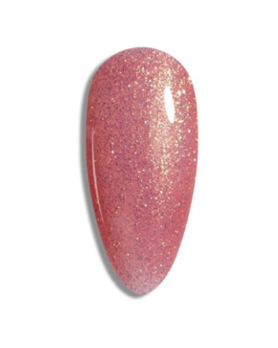 Vernis Rose Corail Pailleté – Vegan, Sans TPO, Brillance Longue Tenue | Azzo