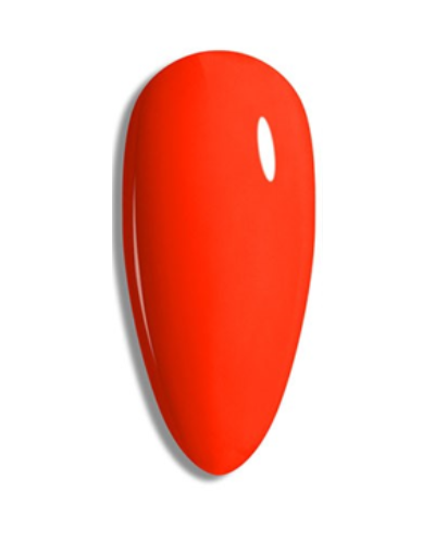 Vernis Orange Rouge Vif – Vegan, Sans TPO, Extra Brillance | Azzo